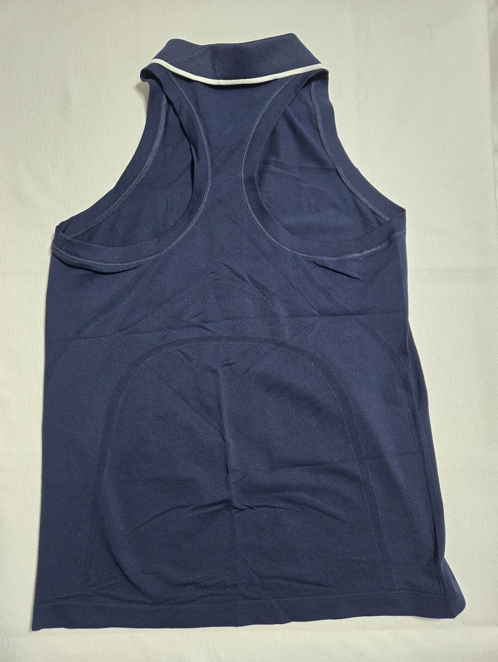 Athleta Women's Momentum Seamless Navy Blue Polo Tank sz S - Picture 6 of 6